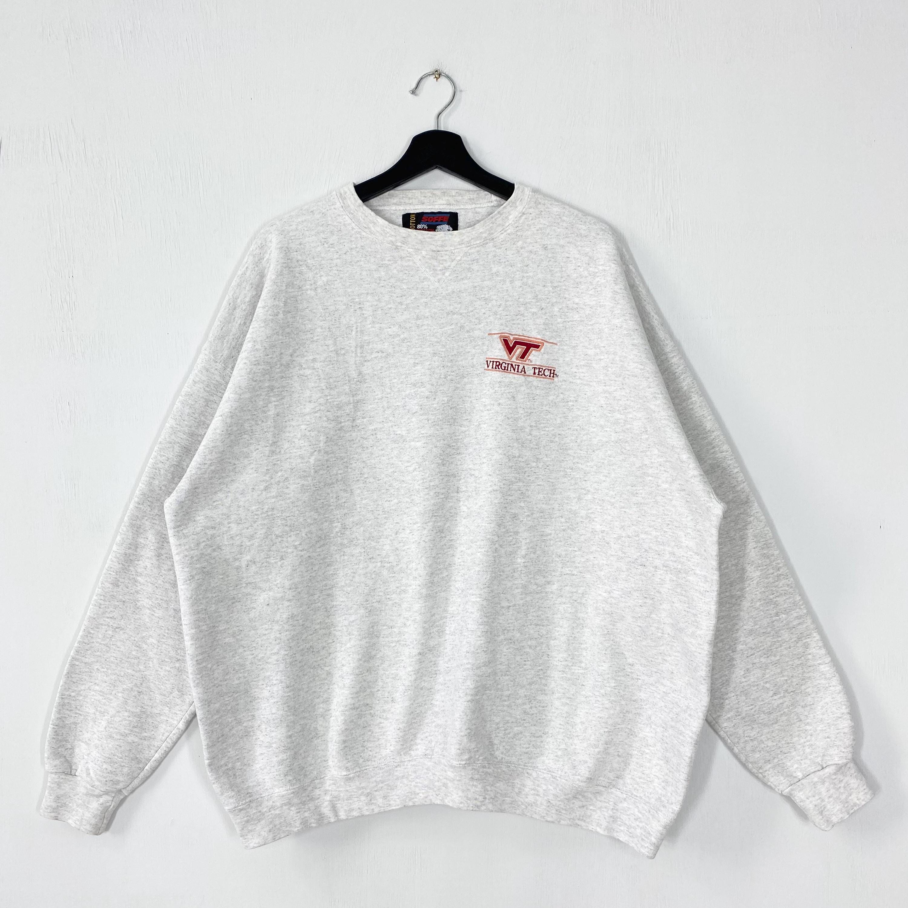 Vintage 90s Virginia Polytechnic Institute Sweatshirt Virginia Tech Crewneck Virginia Sweater Virginia Tech Hokies Embroidered Logo XXLarge Sweatshirt – Everyday Comfort · Top Pick For Any Outfit