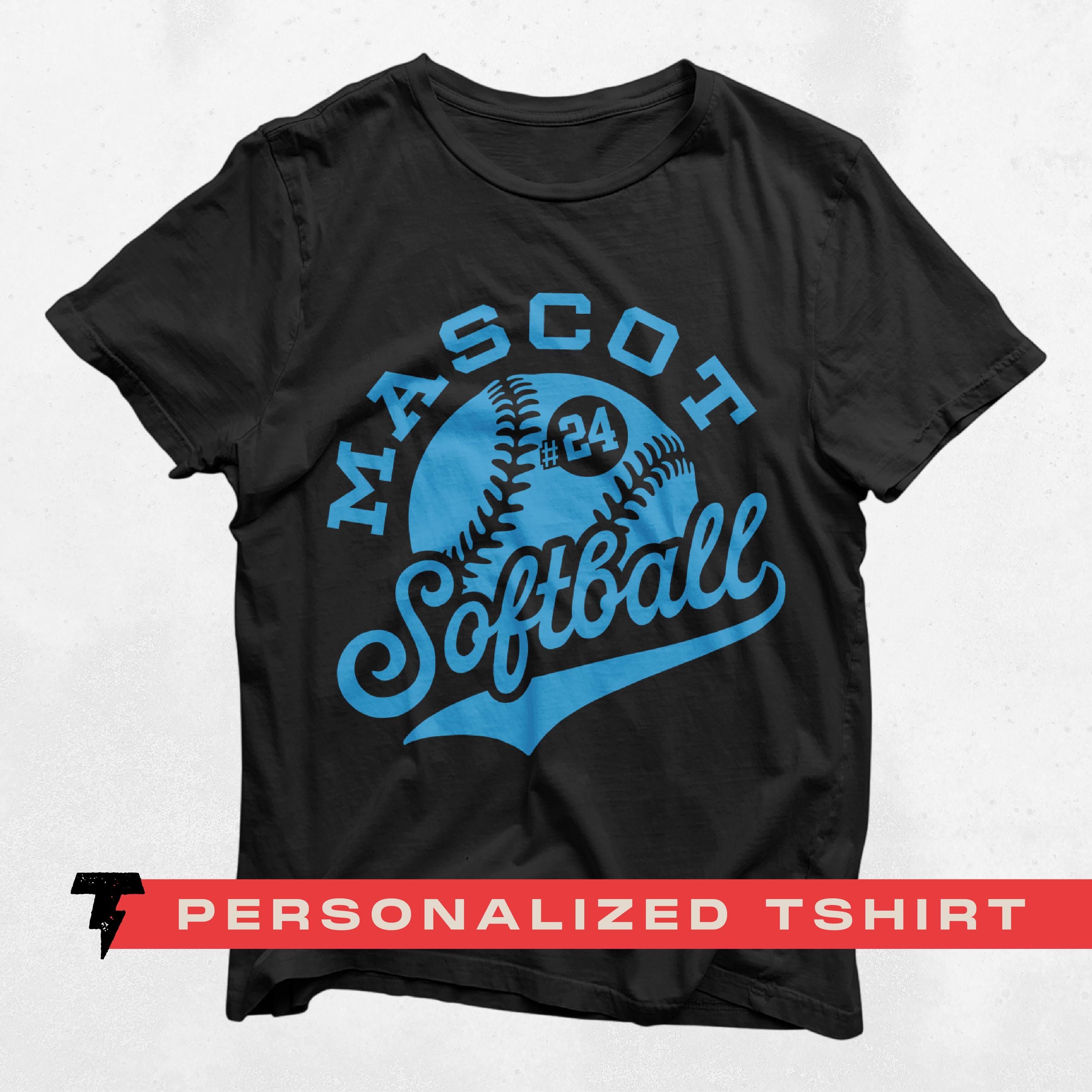 Softball Team Customizable Shirt for Players Fans Personalized Sports Apparel Team Spirit Tees Graphic Tee – Cozy Vibes · Must-Have Style