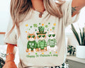 St Patricks Day Cute Cats Shirt Funny Irish Cats Shirt Patricks Day Shirt Cat with Shamrocks Shirt St Patty39s Day Gift For Cat Lover Graphic Tee – Warm & Stylish · Must-Have Style