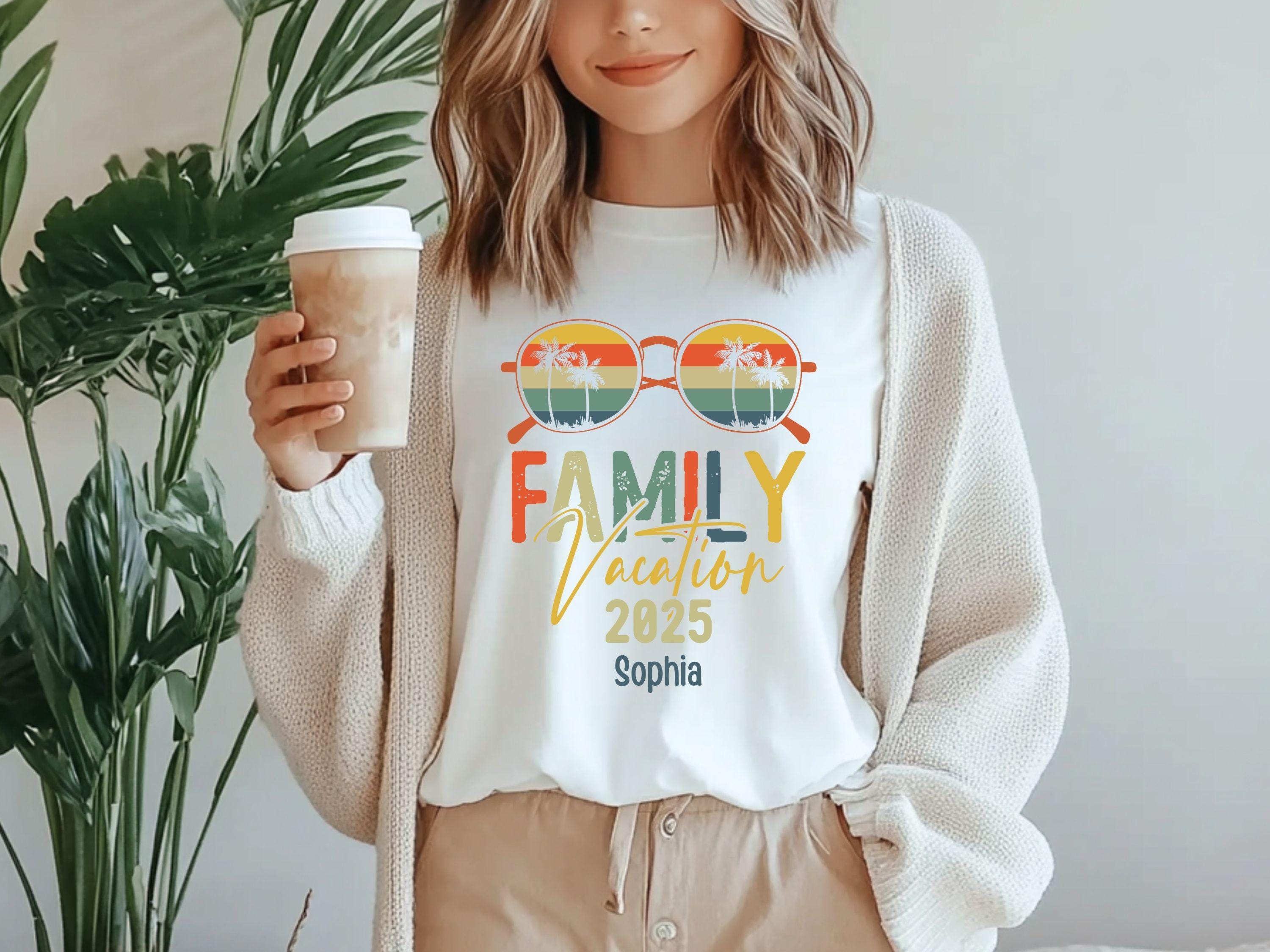 Family Vacation 2025 T shirt Creating Memories Together Shirts Custom Family Matching Tee Family Vacation Shirts Family Beach Trip Shirt Graphic Tee – Bold Style · High-Quality Print