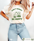 Funny Frog T shirt Don39t Worry Be Hoppy Sweatshirt Retro Frog Shirt 2000s Frog Tee Animal Lovers Outfit Frog Lover Gift Meme Crewneck Sweatshirt – Premium Graphic · High-Quality Print