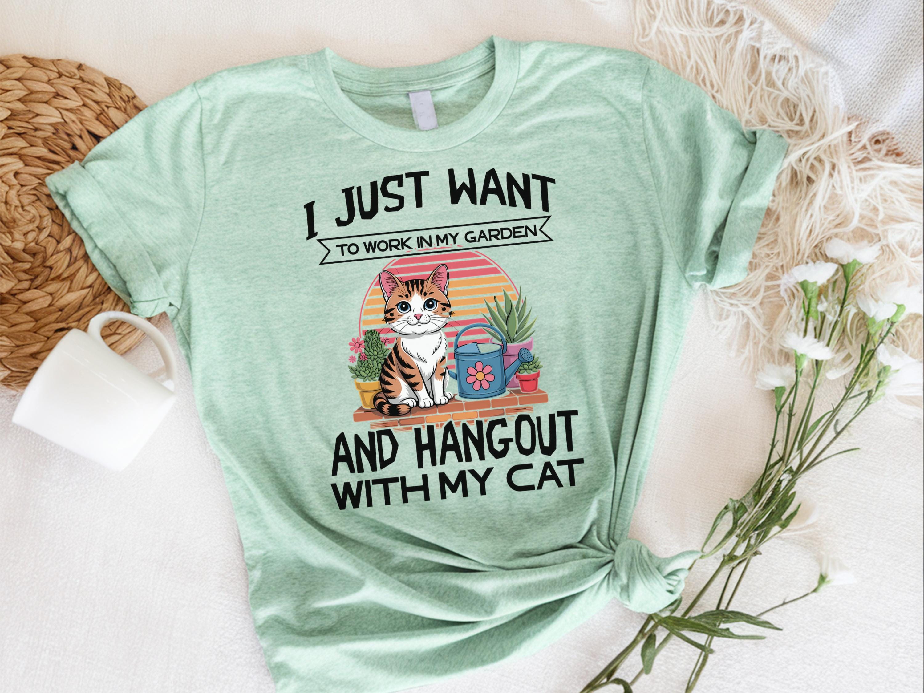 Gardening Cats Shirt Gardener Shirt Plant Shirt Gifted Shirt For Cat Lovers Gift Plants Lovers Gift Plant Shirt Garden Lover Gift Graphic Tee – Aesthetic Look · Trending Graphic Apparel