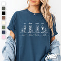 Un Deux Trois Cat T Shirt Funny French Cat Pun Tee Shirt Cute Gift for Cat Lovers Graphic Tee – Easygoing Wear · Perfect For Daily Wear