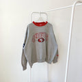 Vintage 90s San Francisco 49ers football Vintage Lee sport embroidered gray sweatshirt XL Sweatshirt – Aesthetic Look · Perfect For Daily Wear