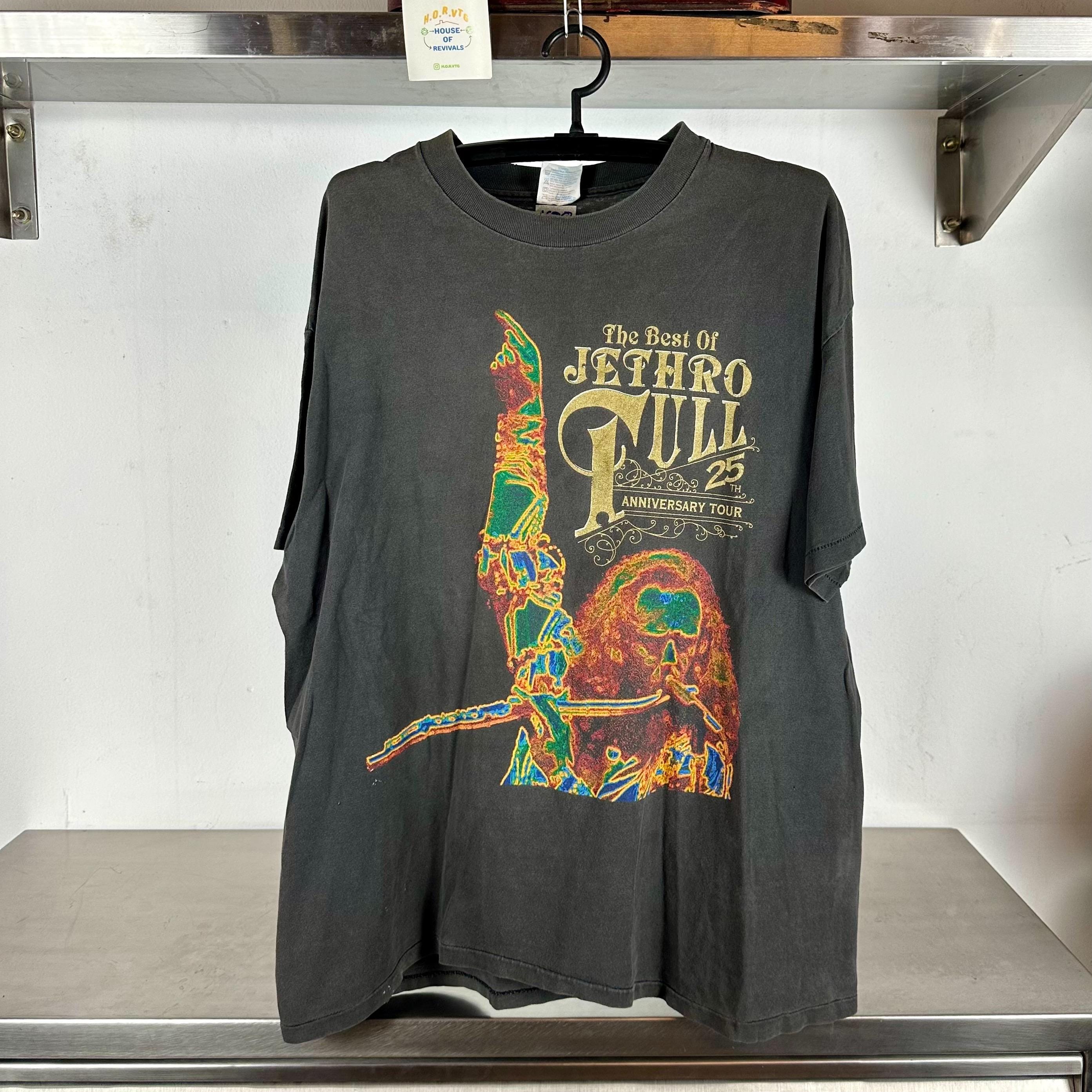 Vintage 1993 Jethro Tull The Best of Jethro Tull Rock Band Tour XL single stitch T shirt Vintage Band Tshirts Vintage Music Tshirts Graphic Tee – Warm & Stylish · Top Pick For Any Outfit