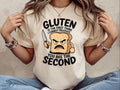 Funny Gluten Intolerance Shirt Food Allergy Shirts Gluten Free Shirt Celiac Disease Awareness Shirt Gluten Intolerance Shirt Graphic Tee – Soft Feel · Must-Have Style