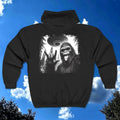 Bigfoot UFO Alien Hooded Sweatshirt Sasquatch Cryptid Space Hooded Jacket Paranormal Creature Galaxy Zip Up Gift For Crytip Lovers Sweatshirt – Easygoing Wear · High-Quality Print