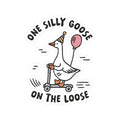One Silly Goose Sticker Fun Whimsical Laptop Decor Party Favors Gifts for Kids Quirky Wall Art Sticker Collection Graphic Tee – Easygoing Wear · Top Pick For Any Outfit