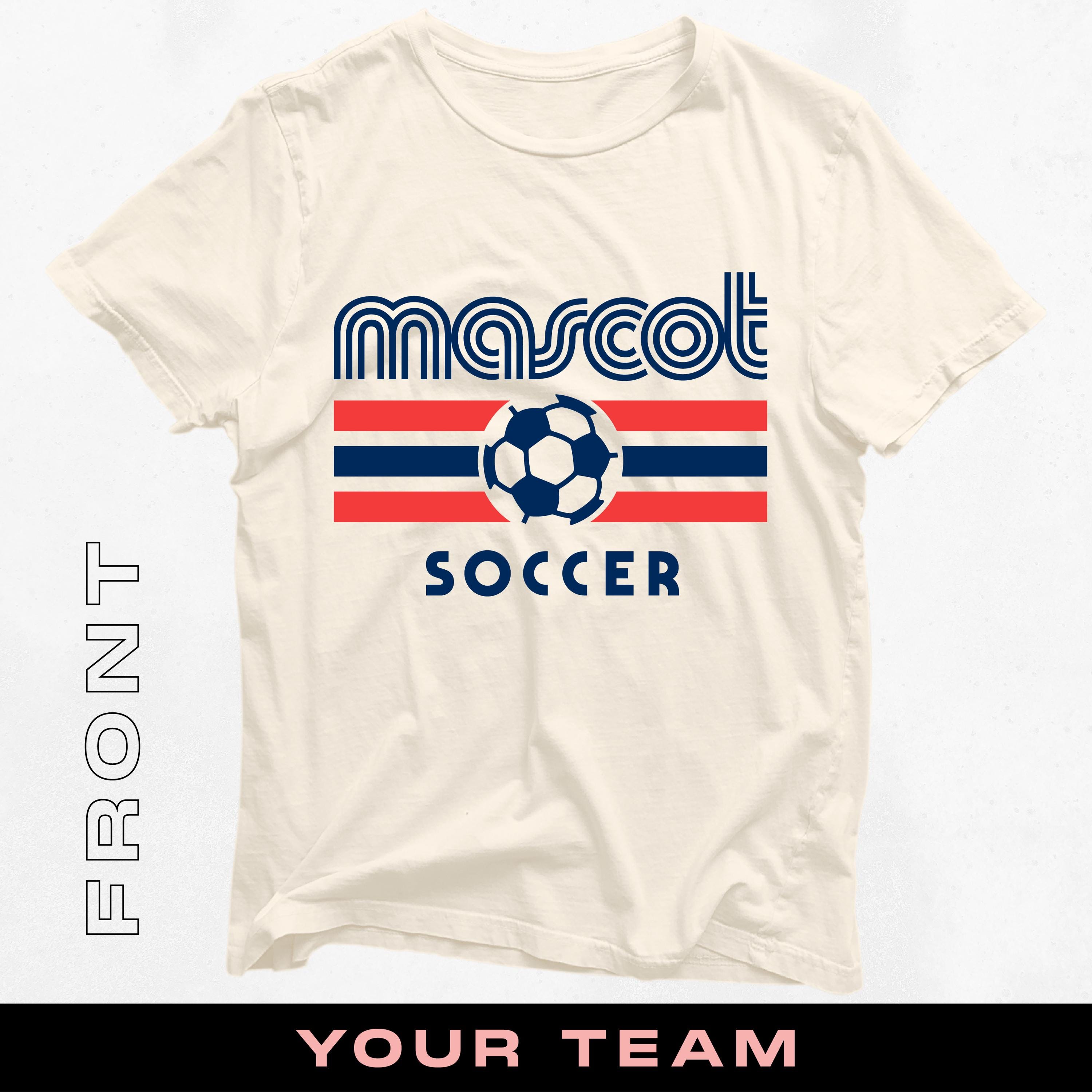Vintage Inspired Soccer Team Shirt Personalized Team Name Number Player Name Tee Sports Fan Gift Customized Soccer Tee Graphic Tee – Easygoing Wear · Great Gift For Fans