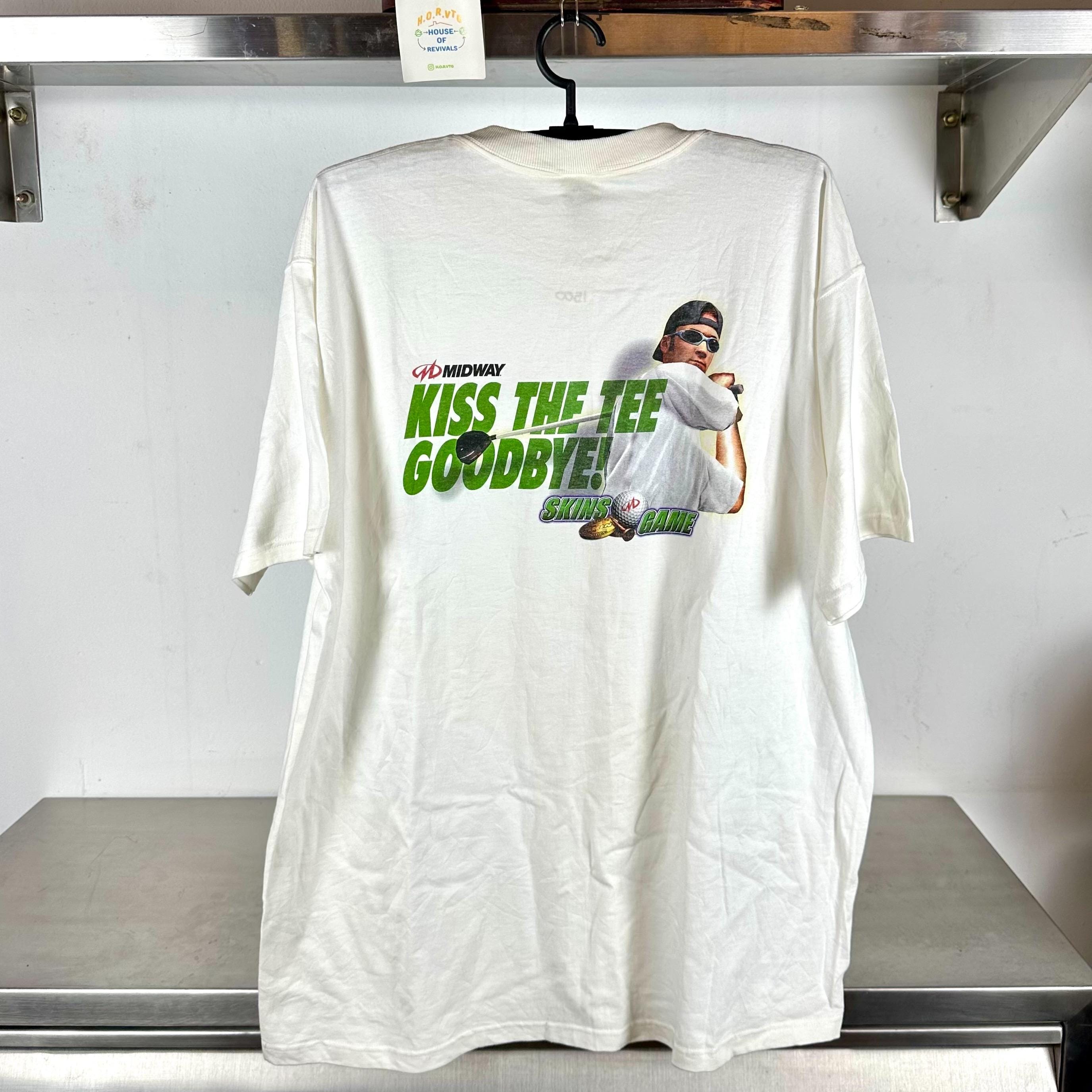 Vintage 2000 Skins Game Midway Golf Arcade Video Game Promo XL T shirt Vintage Video Games Tshirts Video Games Promo Tshirts Golf Tshirt Graphic Tee – Soft Feel · High-Quality Print