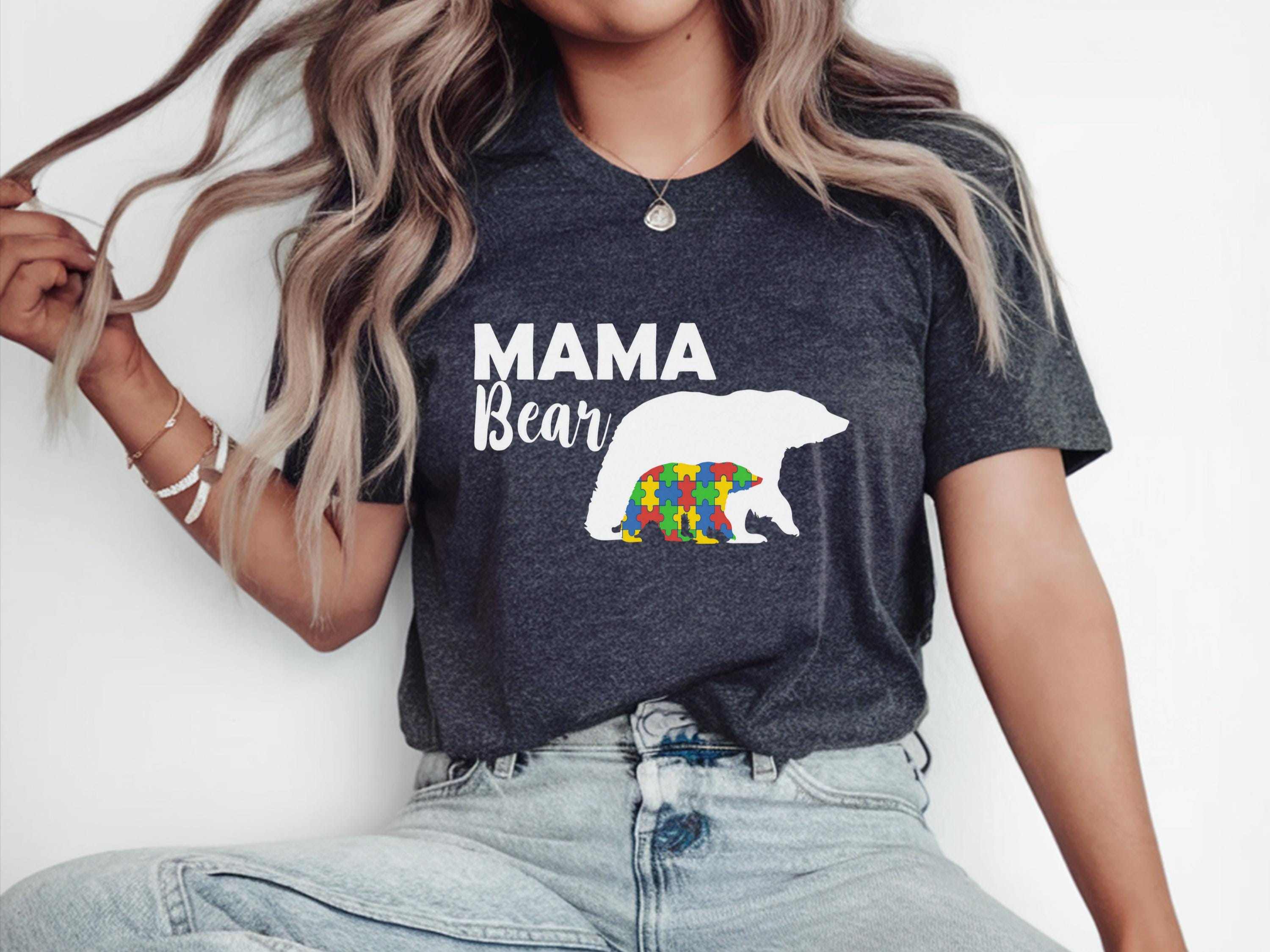 Autism Mama Bear Shirt Autism Awareness Shirt Mom Autism Awareness Shirt Autism Shirts Mom Autism Mother Shirt Special Ed Mom Shirt Graphic Tee – Fan Favorite · Top Pick For Any Outfit