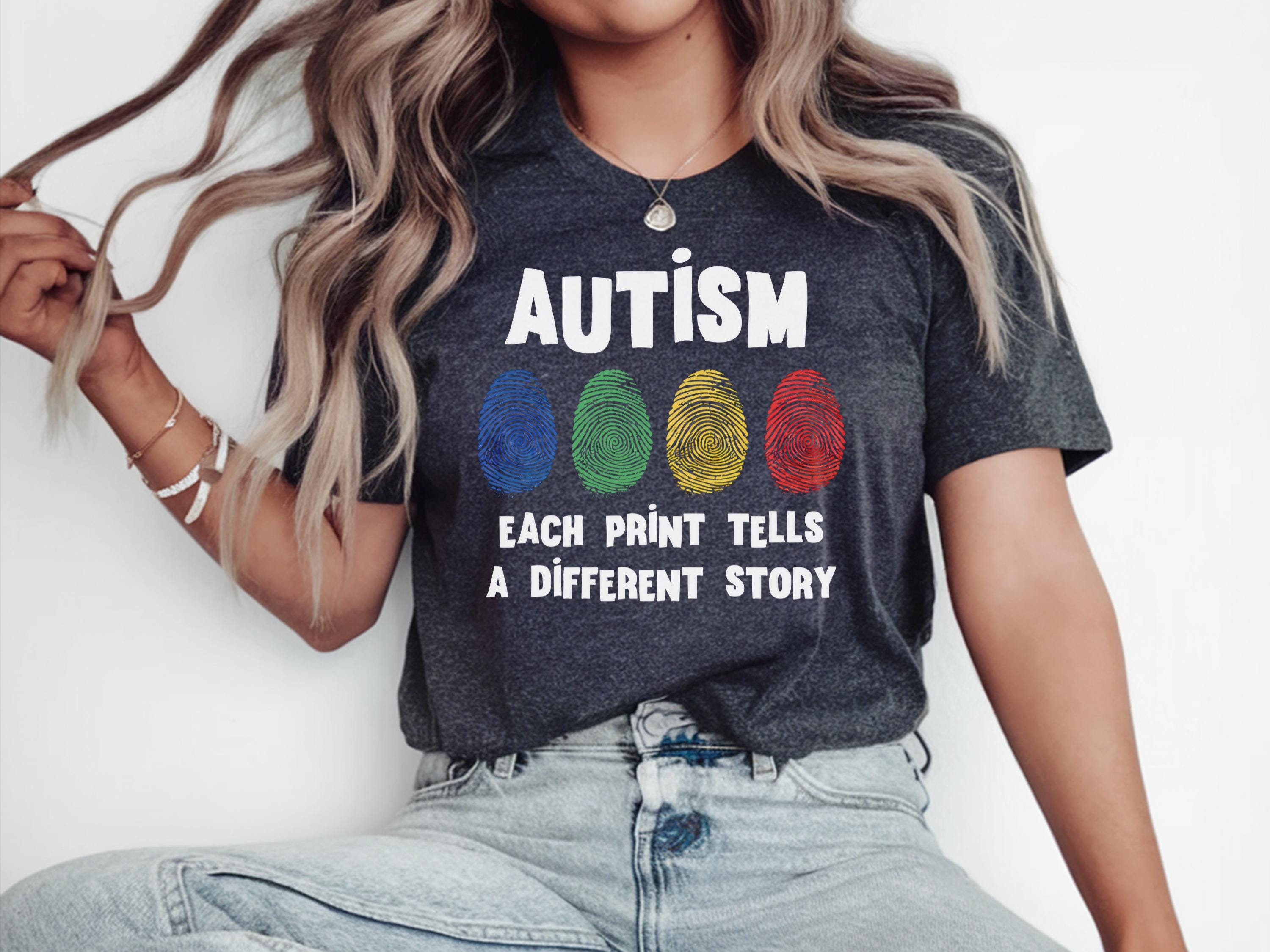 Autism Fingerprint Shirt Autistic Shirt Autism Awareness Shirt Teacher Shirts Autism Autism Shirt Gifts ADHD Autism Awareness Shirt Graphic Tee – Premium Graphic · Trending Graphic Apparel