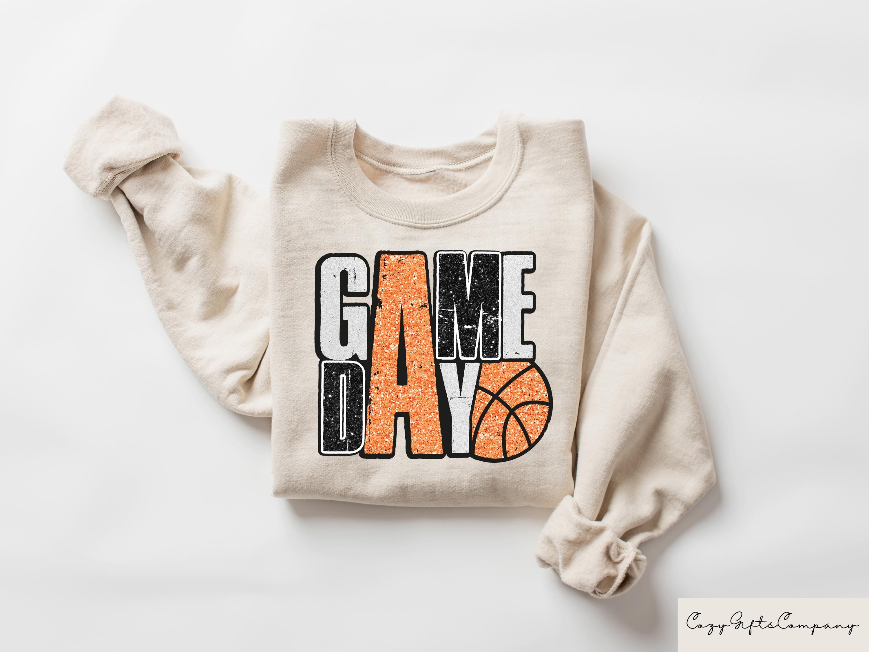 Game Day Basketball Sweatshirt Basketball T shirt Basketball Mama Shirt Game Day Mom Gift Basketball Lover Tee Sports Fan Outfit Sweatshirt – Aesthetic Look · Must-Have Style