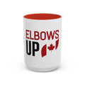 Elbows Up Canada Coffee Mug Kindness Strength Gift for Canadians Office Mug Fun Drinkware Canada Day Graphic Tee – Warm & Stylish · Great Gift For Fans