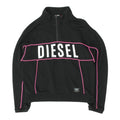 Diesel Womens Black Sweatshirt Sports Casual 12 Zip Designer Sweat Top Sweatshirt – Cozy Vibes · Top Pick For Any Outfit