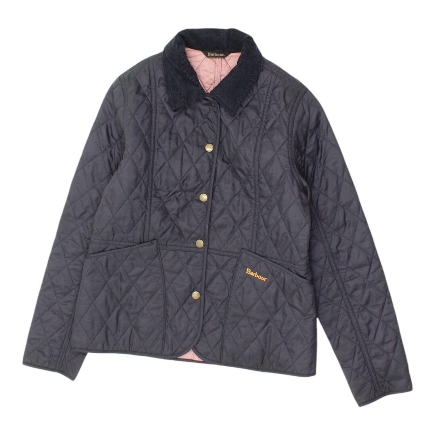 Barbour Girls Quilted Jacket Kids Navy Country Equestrian Corduroy Collared Graphic Tee – Bold Style · Perfect For Daily Wear
