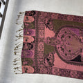pashmina boho bohemian fringe paisley purple pink and green scarf Graphic Tee – Easygoing Wear · Great Gift For Fans
