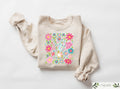 Floral Easter T shirt Retro Easter Bunny Sweatshirt Cute Easter Day Shirt Easter Kid Gift Woman39s Easter Day Outfit Easter Matching Tee Sweatshirt – Cozy Vibes · Great Gift For Fans