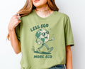 Earth Day Shirt Less EGO More ECO Globe T shirt Eco friendly Gift Save the Planet Top Environmentalist Apparel Graphic Tee – Bold Style · Trending Graphic Apparel