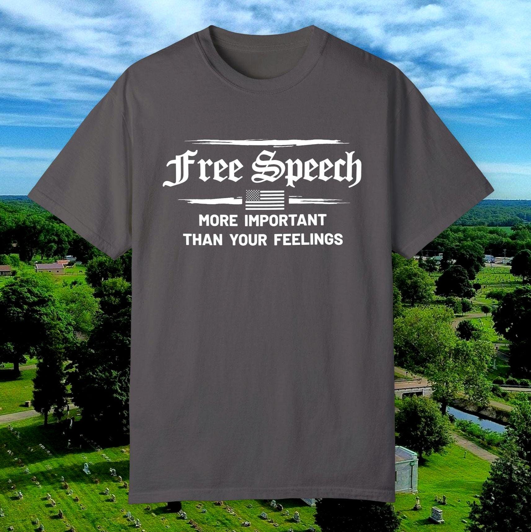 Free Speech Political Tee Unisex T shirt Patriotic Tee Political Protest Top 1st Amendment Shirt Patriotic Gift Shirt Graphic Tee – Fan Favorite · Top Pick For Any Outfit