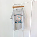 Vintage 90s Miami Dolphins NFL Football vintage Trench gray t shirt XL Graphic Tee – Warm & Stylish · Perfect For Daily Wear