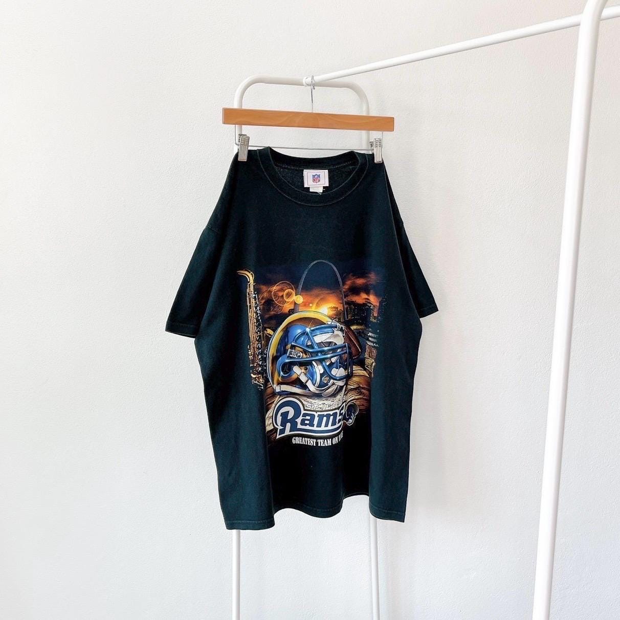 Vintage 00s St Louis Rams football vintage NFL black t shirt XL Graphic Tee – Cozy Vibes · Perfect For Daily Wear