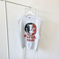 Vintage 90s Florida state FSU Seminoles Made in USA vintage Pm gray sweatshirt M Sweatshirt – Premium Graphic · Great Gift For Fans