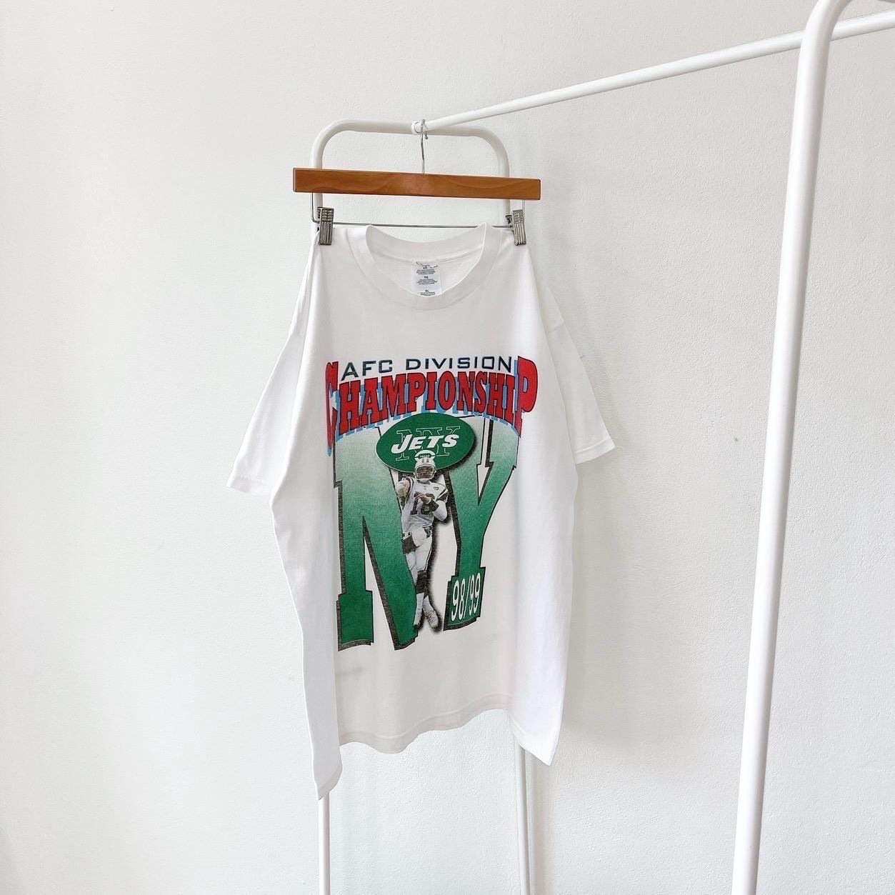 Vintage 90s New York Jets 19981999 football vintage white t shirt XL Graphic Tee – Premium Graphic · Great Gift For Fans