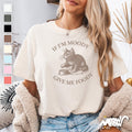 If I39m Moody Give Me Foody T Shirt Funny Hungry Cat Shirt for Cat Lovers Cute Cat Quote Tee for Pet Parents and Food Mood Fans Graphic Tee – Aesthetic Look · Trending Graphic Apparel