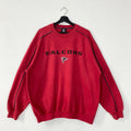 Vintage Atlanta Falcons Sweatshirt Atlanta Falcons Crewneck Falcons Sweater Pullover Sportswear NFL Atlanta Falcons Embroidered Logo XLarge Sweatshirt – Soft Feel · Top Pick For Any Outfit