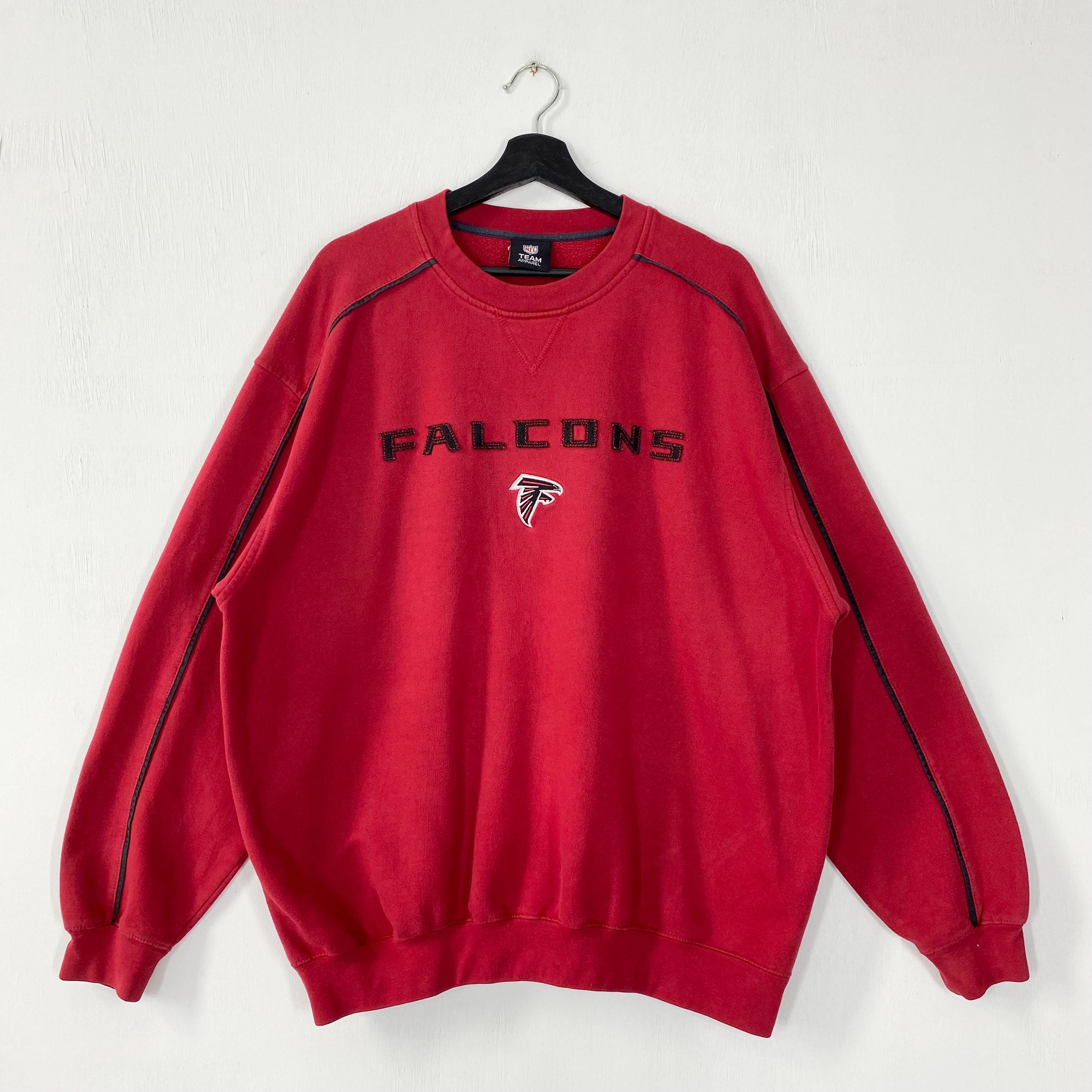 Vintage Atlanta Falcons Sweatshirt Atlanta Falcons Crewneck Falcons Sweater Pullover Sportswear NFL Atlanta Falcons Embroidered Logo XLarge Sweatshirt – Soft Feel · Top Pick For Any Outfit