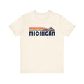 Michigan T Shirt Retro Jetski PWC Graphic Tee Graphic Tee – Feel-Good Design · High-Quality Print