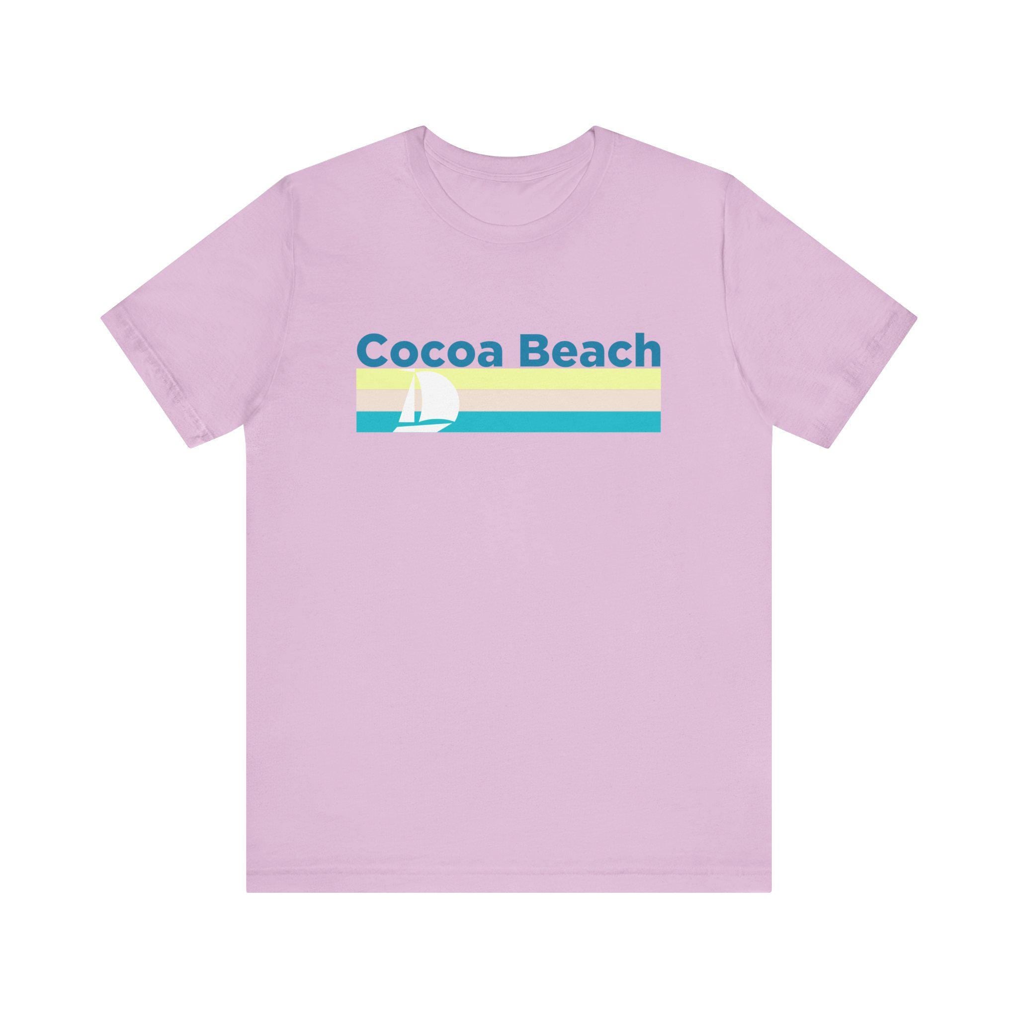 Cocoa Beach Florida T Shirt Sailboat Graphic Tee Graphic Tee – Feel-Good Design · High-Quality Print