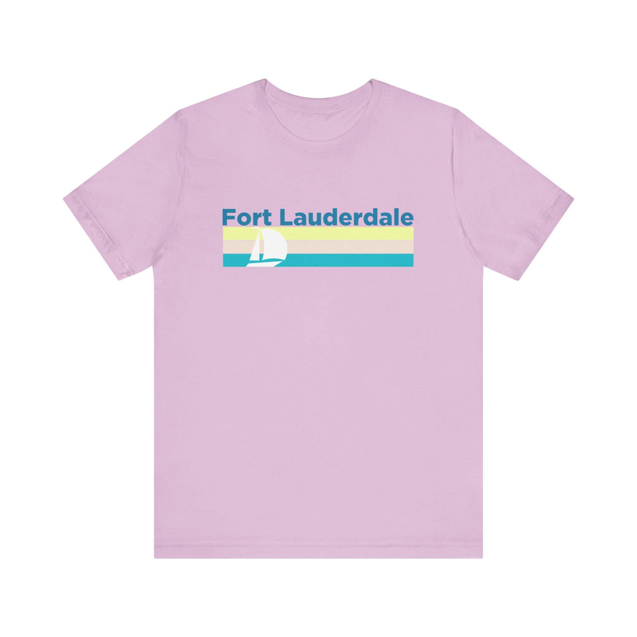 Fort Lauderdale Florida T Shirt Sailboat Graphic Tee Graphic Tee – Fan Favorite · Perfect For Daily Wear