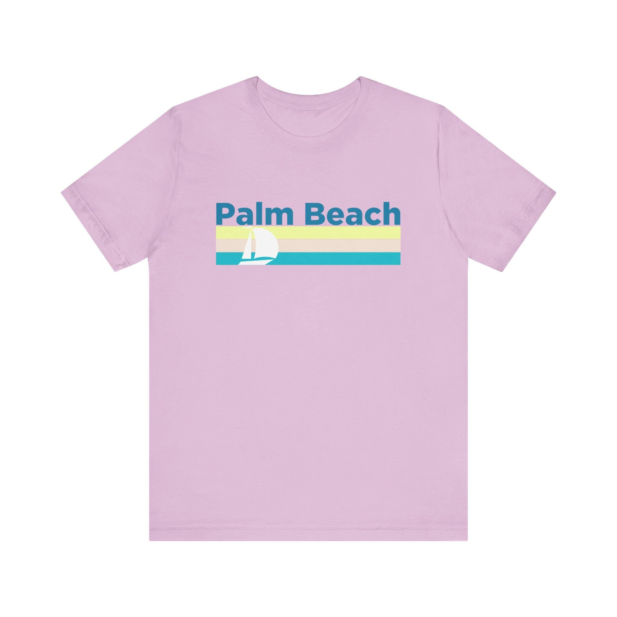 Palm Beach T Shirt Sailboat Graphic Palm Beach Tee Graphic Tee – Aesthetic Look · High-Quality Print