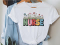 ER Nurse Shirts Graphic Tees Nursing Student Floral Nurse Shirt Shirting Nurses Nurseshirt Gifted Nursing Gifted Gift Gift For Nurse Graphic Tee – Everyday Comfort · Must-Have Style