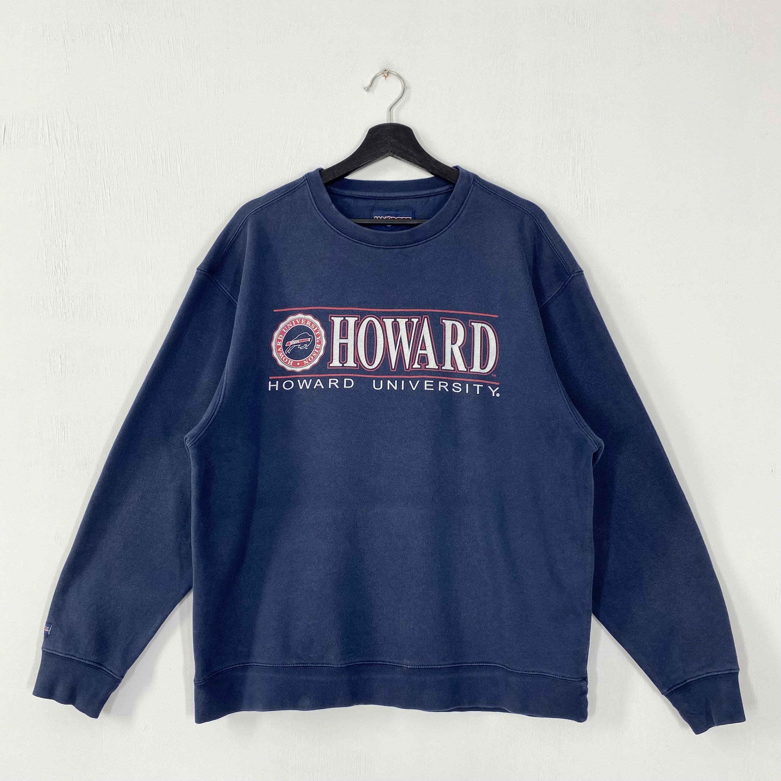Vintage Howard University Sweatshirt Howard University Crewneck Howard Sweater Pullover Howard Bison Print Logo Blue Large Sweatshirt – Premium Graphic · Must-Have Style