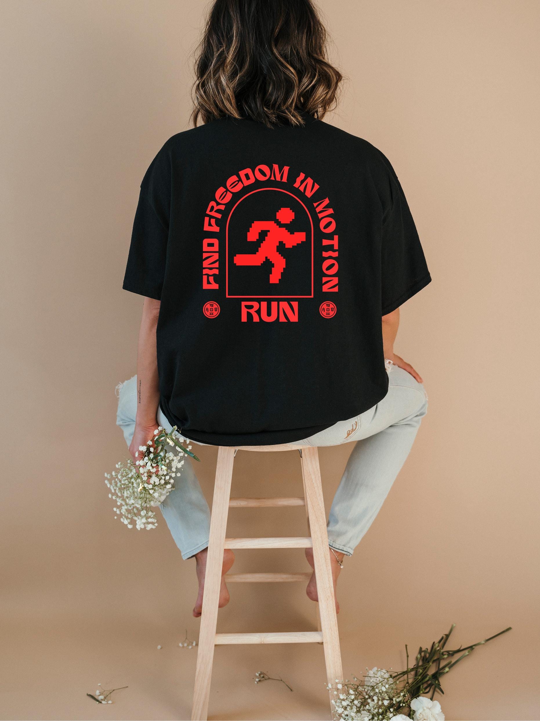 Find Freedom in Motion Shirt Lufer T Shirt Running Shirt Geschenk fr Jogger Marathon Shirt Sport Shirt fr Lufer Graphic Tee – Premium Graphic · Great Gift For Fans