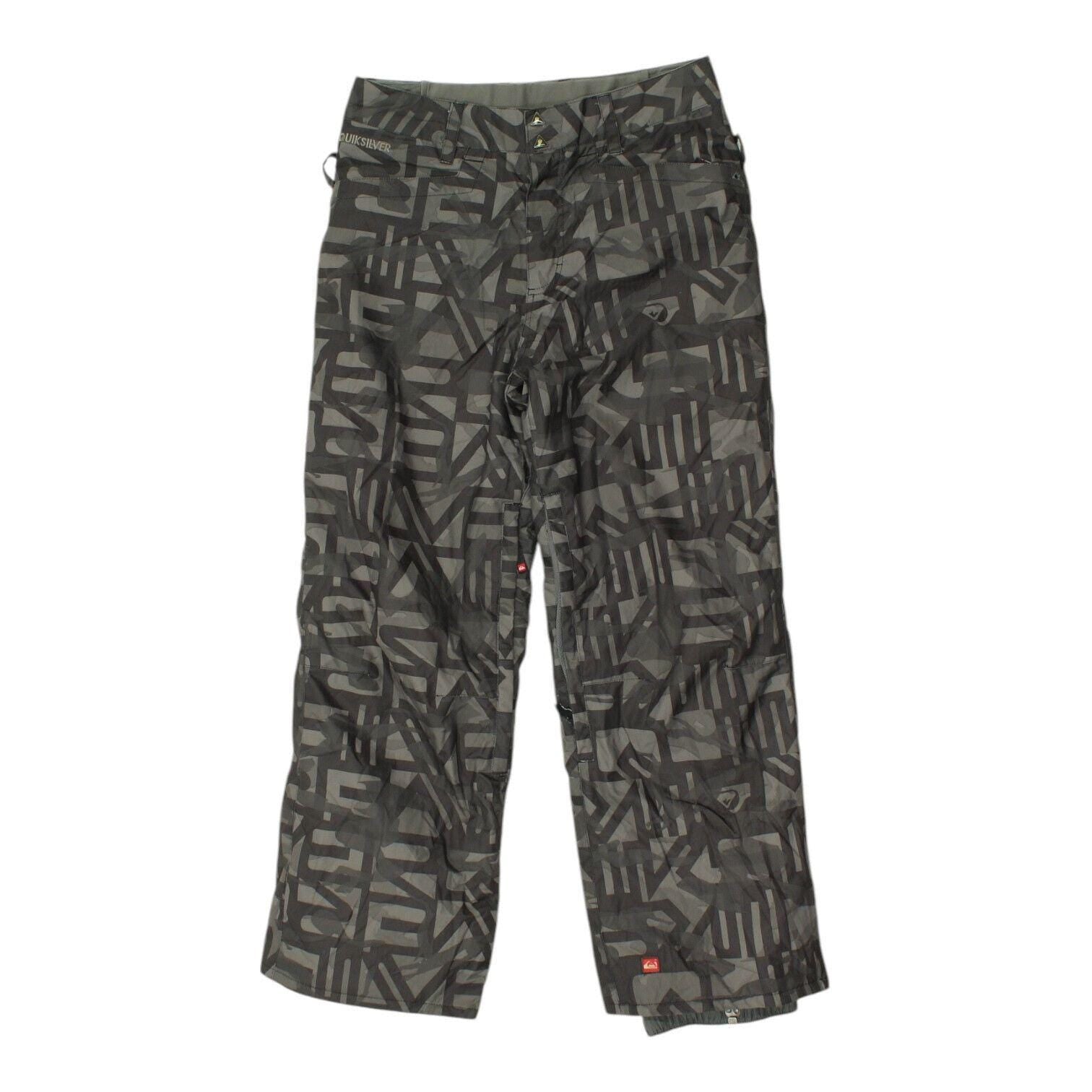 Quiksilver Grey Ski Trousers Mens Designer Winter Sports Snow Pants VTG Graphic Tee – Cozy Vibes · Top Pick For Any Outfit