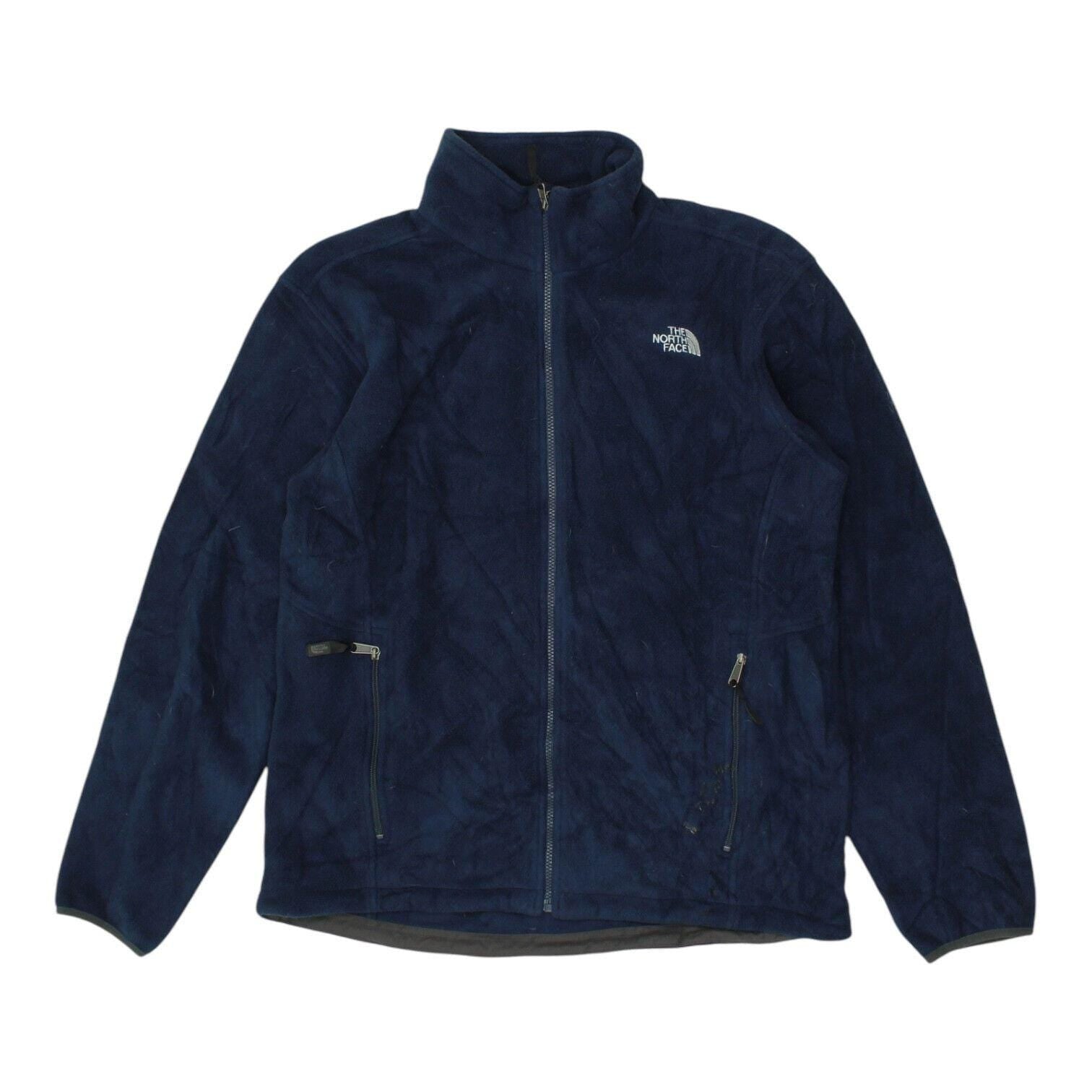 The North Face Fleece Mens Navy Blue Outdoors Designer Full Zip Jacket Graphic Tee – Everyday Comfort · High-Quality Print