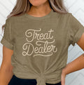 Treat Dealer T Shirt Funny Pet Lover Shirt Cute Dog Owner Gift Unique Pet Themed Apparel Dog Mom Gift Dog Dad gifts dog lover shirt Graphic Tee – Fan Favorite · High-Quality Print