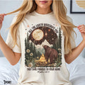 Christian Shirt Celestial Moon Camping T shirt Biblical Creation Tee Bible Verse Outdoors Praise Boho Faith Gift Graphic Tee – Easygoing Wear · Perfect For Daily Wear