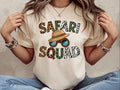 Safari Squad Shirt Safari Tour Shirt Family Safari Shirt Safari Birthday Trip Tee African Shirts Safari Squad Safari Crew Shirt Graphic Tee – Aesthetic Look · Perfect For Daily Wear