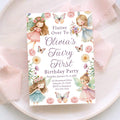 Fairy First Invitation Fairy First Birthday Girl 1St Birthday Fairy 1St Birthday Printable Invitation Fairy Birthday Party Editable FB1 Graphic Tee – Aesthetic Look · Trending Graphic Apparel