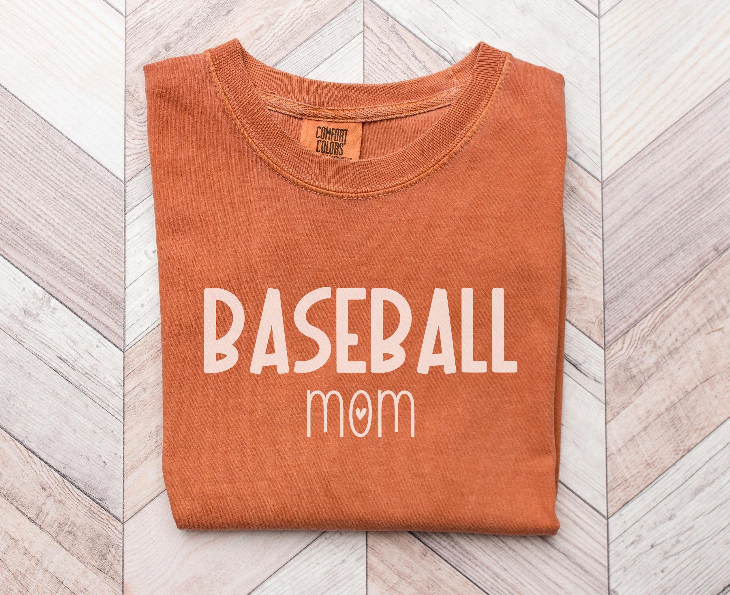 Baseball Mom Shirt Mother39s Day Gift for Baseball Lovers Gift for Mom Unisex Tee Garment Dyed T shirt Baseball Fan Graphic Tee – Aesthetic Look · High-Quality Print