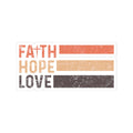 Faith Hope Love Kiss Cut Stickers Inspirational Wall Decor Laptop Accessories Journaling Gift for Friends Faith Based Stickers Graphic Tee – Premium Graphic · Great Gift For Fans