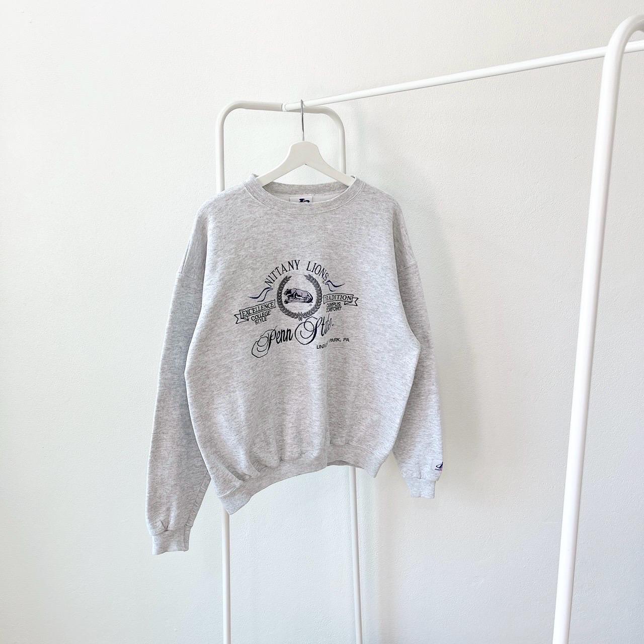 Vintage 90s Penn State Nittany Lions NCAA embroidery vintage Logo athletic gray sweatshirt M Sweatshirt – Everyday Comfort · Trending Graphic Apparel