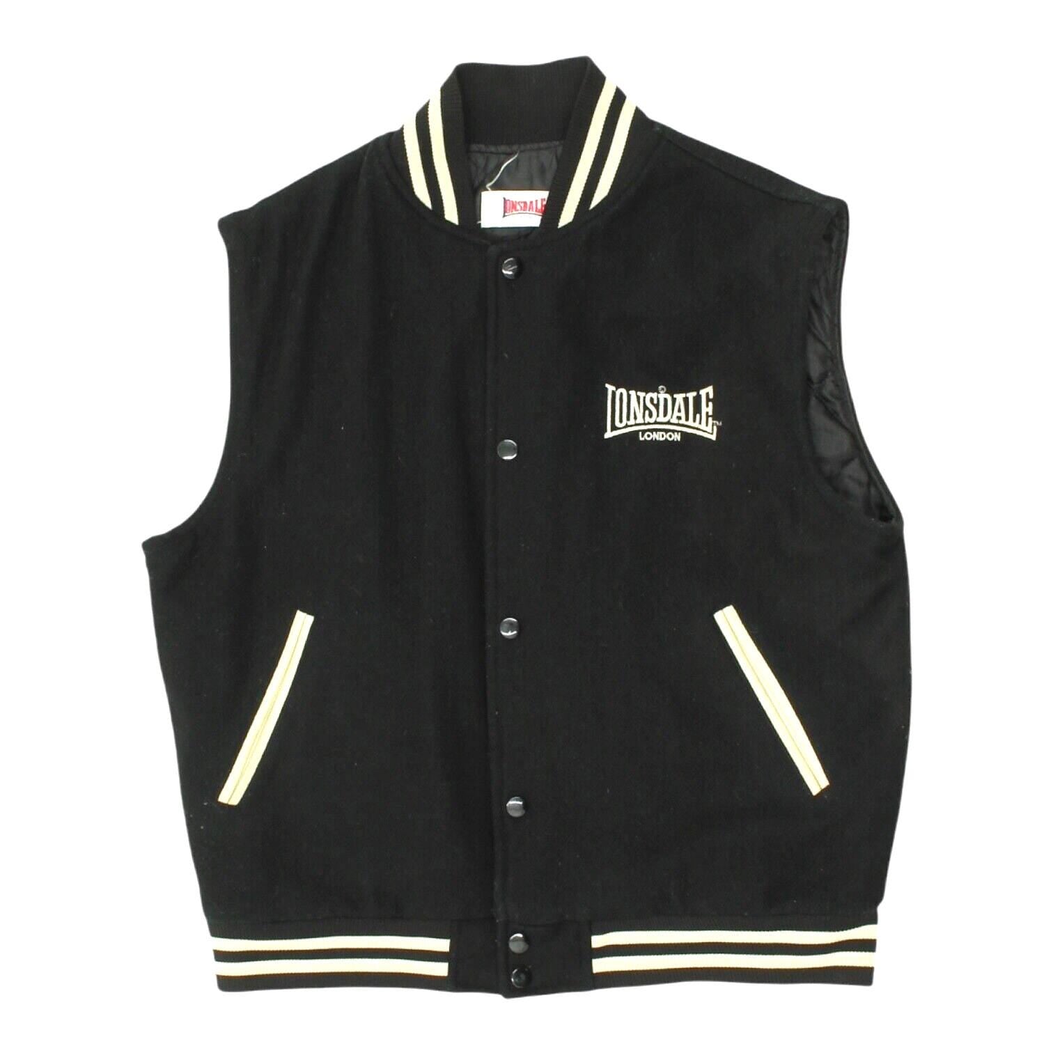Lonsdale Quilted Sleeveless Jacket Mens Black Casual Boxing Designer Gilet Graphic Tee – Bold Style · Trending Graphic Apparel