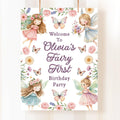 Fairy First Sign Fairy First Birthday Welcome Sign Fairy 1St Birthday Girl Fairy Birthday Sign Garden Fairy Party Decor First Birthday FB1 Graphic Tee – Cozy Vibes · Perfect For Daily Wear