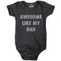 Love Dad Romper Funny Baby Clothes Baby Creeper Rompers For Father39s Day Cute Romper Funny Romper Awesome Like My Dad New Dad Gifts Graphic Tee – Fan Favorite · Perfect For Daily Wear